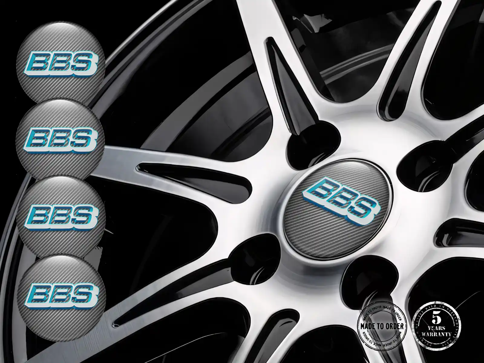 BBS Adesivi Cerchio Auto Niche Quantum Racing Pulse
